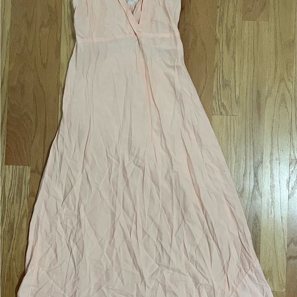 1920s Peach Crinkled Silk Pyjamas/Pajamas/Nightgown - Picture 8 of 9